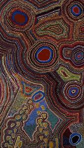 Estelle Hogan 1999 Minyma Tjuta Aboriginal Art Painting Hood Museum Of Art Dartmouth College Aboriginal Art Symbols Aboriginal Art Australian Art