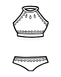 Search through 623,989 free printable colorings at getcolorings. Coloring Book Crop Halter Women Swimsuit Stock Vector Illustration Of Activity Crop 162807332
