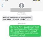 I'm not Lucy and I do not run a yoga class : r/texts