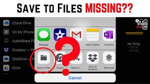 Where Is Save To Files Iphone Ipad Youtube
