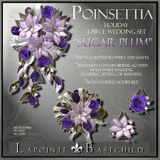 These live poinsettias for sale make beautiful christmas poinsettia centerpieces for the dining table or holiday parties. Second Life Marketplace Wedding Flower Set Poinsettia 4pc Sugar Plum Bouquets Boutonnieres