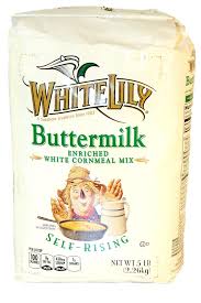 I used white lily buttermilk white corn meal mix. Amazon Com White Lily Self Rising Buttermilk White Cornmeal Mix Enriched Grocery Gourmet Food