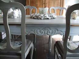 Queen Anne Table Chairs Painted By Me With Annie Sloan Chalkpaint In French Linen And Par Dining Room Table Makeover Diy Dining Table Victorian Dining Tables