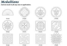 Medallions Decorative Shapes Pt Foam Design Architectural Foam Miami Ft Lauderdale Palm Beach Commercial Resi Wall Medallion Foam Shapes Custom