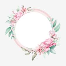 Cute Floral Frame Of Watercolor Flowers For Wedding Invitation Design Floral Clipart Wedding Invite Png And Vector With Transparent Background For Free Downl Flower Graphic Design Floral Border Design Floral Poster