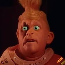 Earl Sinclair as the Star Child from 2001: A Space Odyssey