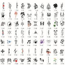 Simple easy pen tattoo ideas. Airbrush Tattoo Schablone Buch 7 Mit 100 Designs Tribe Schablonen Haben Klebrig Zuruck Fur Einfache Anwendung Book Design Book Bookbook Tattoo Aliexpress