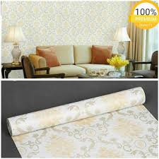 Wallpaper motif segitiga 3 warna. Jual Wallpaper Dinding Ruang Tamu Kamar Termurah Batik Kuning Gold Cantik Jakarta Timur Ermy Online Shop Tokopedia