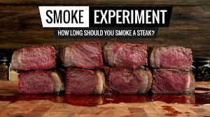 Smoke Experiment How Long Should You Smoke A Steak Youtube