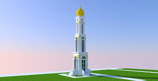 Assiry art, 09 agustus 2020 next adalah pengiriman kerangka besi siku untuk 4 menara grc tinggi dari dak 15 meter masjid baiturrahim, j. 52 Paling Keren Contoh Menara Masjid Dari Besi Siku