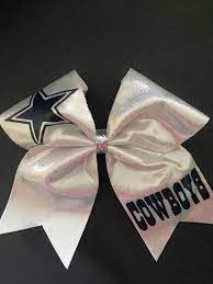 Dallas Cowboys Cheer Bow Cheer Bows Bows How To Make Bows