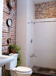 Cool Bathroom Brick Bathroom Brick Tiles Bathroom Basement Bathroom Remodeling