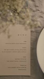 Paper Paper Co Menu 03 Wedding Menus Design Wedding Table Menus Wedding Menu
