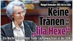 Последние твиты от margot honecker (@diewahremargot). Alf Frommer Auf Twitter Man Kann Von Margot Honecker Halten Was Man Will Aber Dieser Hasstriefende Bild Kommentar Ist Ebenso Niveaulos