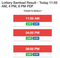 Lottery Sambad Today Results 11 55 Am 4 Pm 8 Pm Pdf 2019