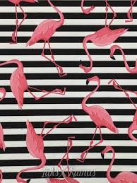 Flamingo Desenli Cizgili Kumas 2020 Flamingo Isikli Tabelalar Kumas