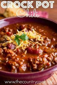 The Best Crock Pot Chili Recipe Chili Recipe Crockpot Beef Recipes Pot Recipes