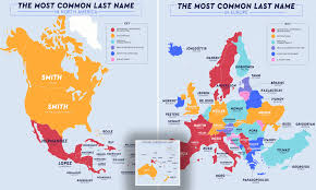Surnames distinguish a person from another. Smith Still Most Common Surname In English Speaking Countries Daily Mail Online