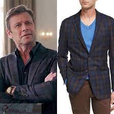 Grant Show As Blake Carrington In Navy Blue Plaid Jacket Dynasty Season 1 Grant Show Plaid Jacket Dynasty Actors