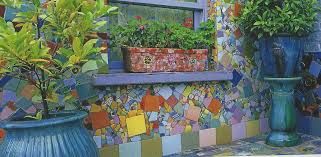 Mosaic Patio Wall Garden Mosaic Ideas Mosaic Ideas For The Garden Garden Wall Mosaic Mosaic Garden Mosaic Wall Mosaic