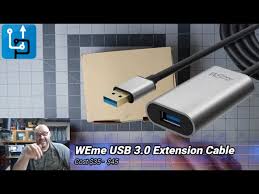 Weme Usb 3 0 Active Extension Cable Youtube Weme usb 3.0 to sata ide adapter with universal 2.5 3.5 hard drive disk for 2a. weme usb 3 0 active extension cable