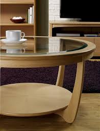 Check spelling or type a new query. Nathan Shades Oak Glass Top Round Coffee Table