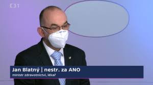 Jako nutné blatný nevidí ani plošné testování. Ministr Zdravotnictvi Jan Blatny Byl Hostem Nedelenich Otazek Vaclava Moravce Ministerstvo Zdravotnictvi