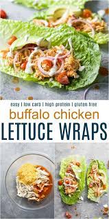 Buffalo Chicken Lettuce Wraps Healthy Low Carb Dinners Dinner Recipes Healthy Low Carb Low Carb Dinner Recipes