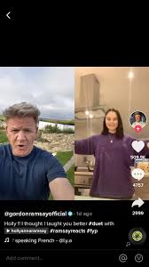 Gordon Ramsay Roasted His Own Daughter S Cooking On Tiktok Which Means No One Is Safe Gordon Ramsay Ramsay How To Speak French