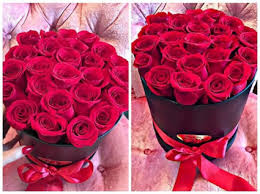 Contemporary arrangements & affordable flower delivery in corpus christi tx ! Red Roses In Hat Box In Corpus Christi Tx Black Tie Roses