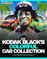 Kodak Black might just have the most vibrant, personality-packed car  collection in hip-hop — a fleet that reflects his Florida roots as much as  his music does. From a custom Scooby-Doo GMC