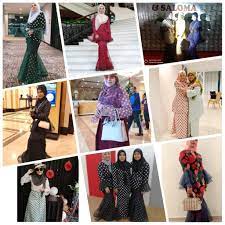 Untuk gaya selamat, elakkan kelihatan serabut dengan terlalu banyak warna. Retro Polkadots Saloma Denim Skirt Blouse Dress Home Facebook