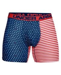 Under Armour Men S O Series Printed Boxer Briefs In Usa Flag Modesens