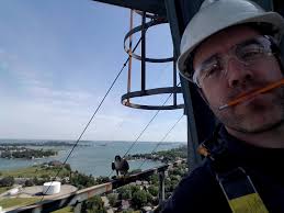 Eversource MA crews found a pair of peregrine falcons nesting