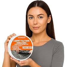Carpet Tile Tape Double Sided Heavy Duty Carpet Tape for Carpet Tiles Rugs  Vinyl Rubber Mats Turf Rug Gripper Indoor Outdoor No Residue Carpet Tape  for Hardwood Floors 2 Sided Commercial Tape