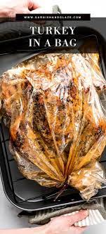 Roast Turkey In A Bag Garnish Glaze Recipe Turkey Recipes Thanksgiving Roast Turkey Recipes Herb Roasted Turkey
