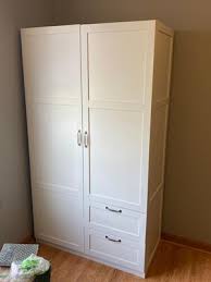 Everything furniture has a huge selection of quality sauder furniture, including living room, kitchen and bedroom furniture at great, low prices. Sauder Select 40 Wide Wardrobe Storage Cabinet White Finish Walmart Com Walmart Com