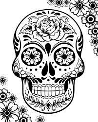 Make a fun coloring book out of family photos wi. Sugar Skull Coloring Pages 100 Pictures Free Printable