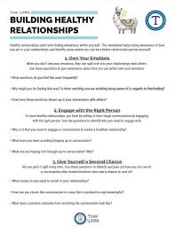 11 printable worksheets for all types of relationships