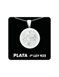 Colgante Nácar y Plata de 1ª Ley 925 personalizado