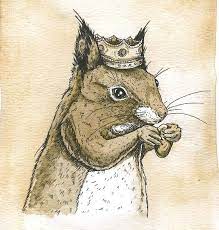 Pin By Ana Shepard On Squirrel 3 Sepia Print Squirrel Animal Art