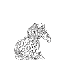 Op zoek naar mooie paarden kleurplaten en kleurplaten van veulens? Leuk Voor Kids Paard Met Veulen