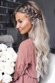 If you love to treat your natural or relaxed hair to a soft blowout or silk press with tons of curls and movement, this is the perfect wedding hairstyle for you. Half Up Half Down Hairstyle For Brides Fashion Braids For Long Hair Easy Hairstyles For Long Hair Romantic Hairstyles
