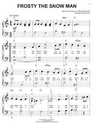 Frosty The Snowman Big Note Piano By Gene Autry Pianomusic In 2020 Klarinette Noten Weihnachten Noten Kostenlose Klaviernoten