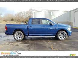 2011 Dodge Ram 2011 Dodge Ram 1500 Sport Crew Cab 4x4 Deep Water Blue Pearl Dark Dodge Ram 1500 Crew Cab Blue Water