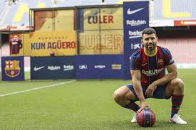 Aguero will have a buyout clause of 100m euros (us$122m) at barcelona. Barcelona Kun Aguero Had His First Training Session With Barca The News 24