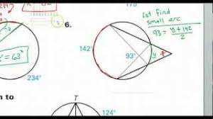 How to find the missing side or angle of a right triangle?? Intercepted Arcs And Angles Of A Circle Video Lessons Examples Step By Step Solutions