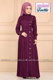 Piliseli Tesettur Elbise 9680w153 Acik Murdum Moda Selvim Elbise Modelleri Elbise Modelleri Elbise Moda Stilleri