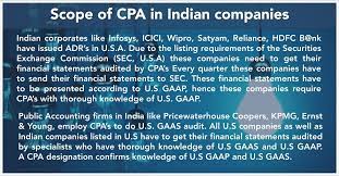 scope of cpa in indian companies financial statement education analysis and security valuation