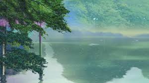 Farm full of cherry blossom (anime background). 21 Anime Rain Wallpapers Wallpaperboat